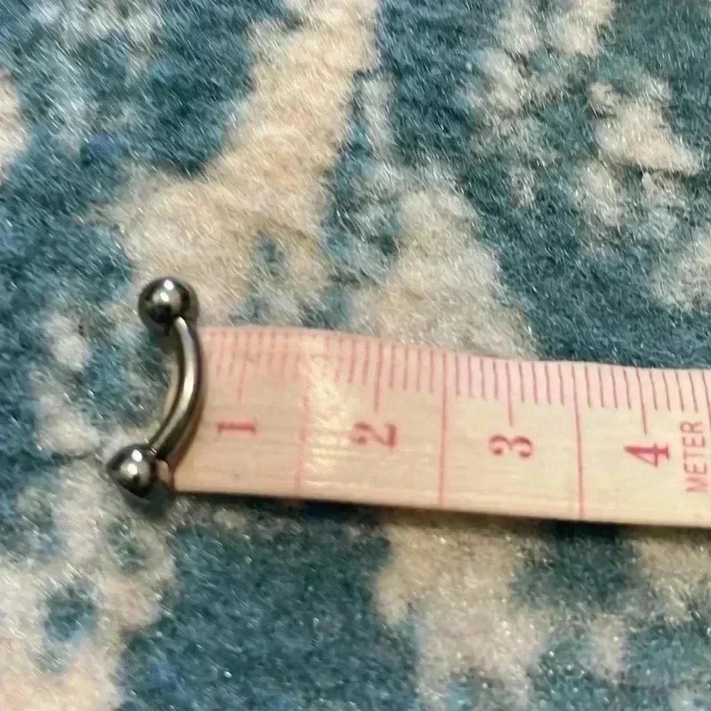 Aquamarine Pisces surgical steel silver VCH jewelry - Picture 3 of 3